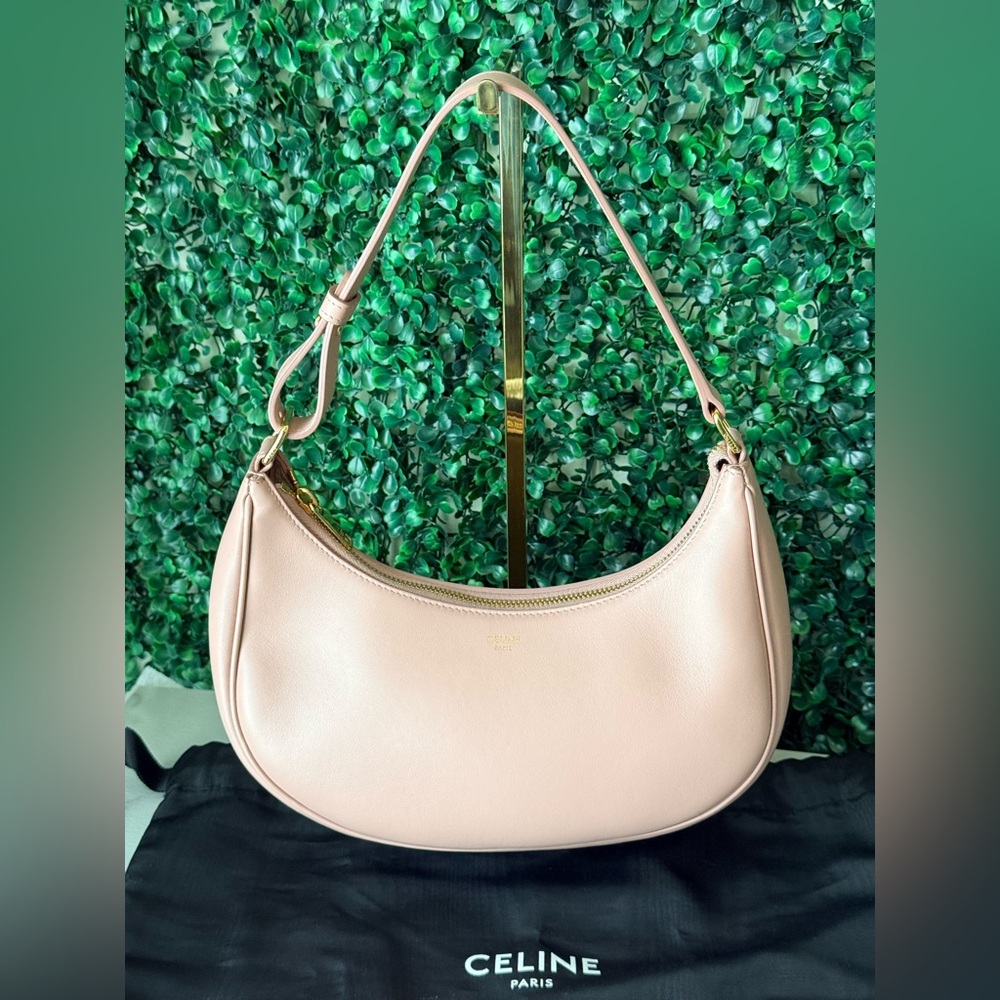 Celine Pink Leather Ava Shoulder Bag - Smooth Leather Hobo